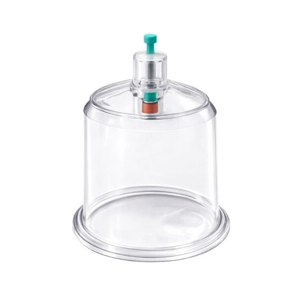 Turkuaz Pro Köşeli Hacamat Kupası – 6 cm