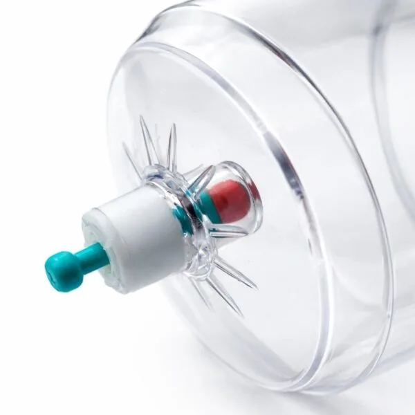 Turkuaz Pro Köşeli Hacamat Kupası 7 cm Hacamat Medikal