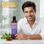 Sidr ve safran şampuanı sağlıklı saçlar